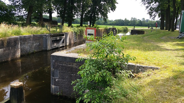 Sluis Ter Apel op een wandeling over het Noaberpad van Ter Apel naar Bargerveen