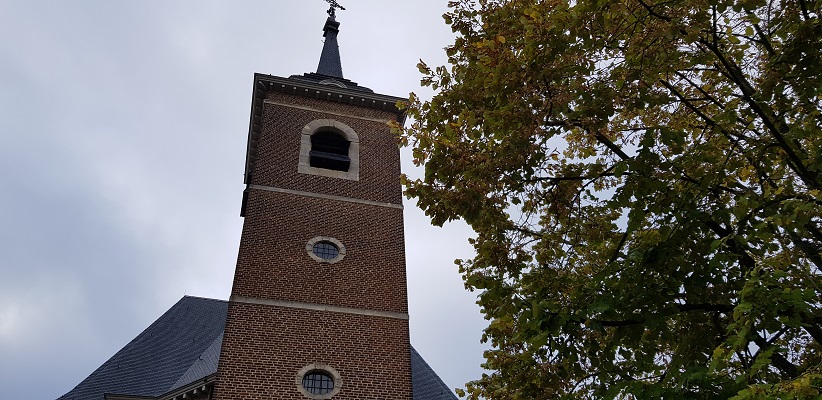 Kerk in Maastricht op een wandeling over het Maaspad van Maastricht naar Berg aan de Maas