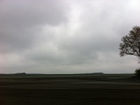 Bronneger op een wandeling over het Drenthepad van Drouwen naar Exloo