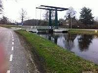 Oranjekanaal Orvelte op een wandeling over het Drenthepad van Elp naar Westerbork