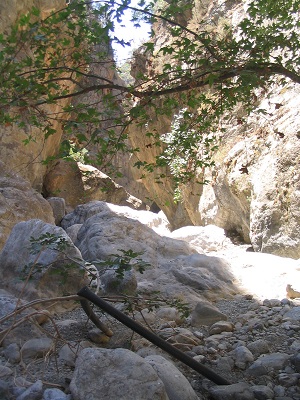 De Kritsakloof op Kreta tijdens een wandeling door de kloof