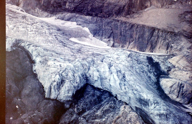 Gletscher op wandreis in Nationaal Park La Vanoise in Frankrijk