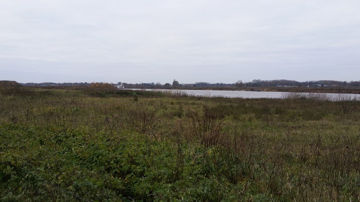 Maas bij Lomm op wandeling over het Maaspad van Arcen naar Venlo