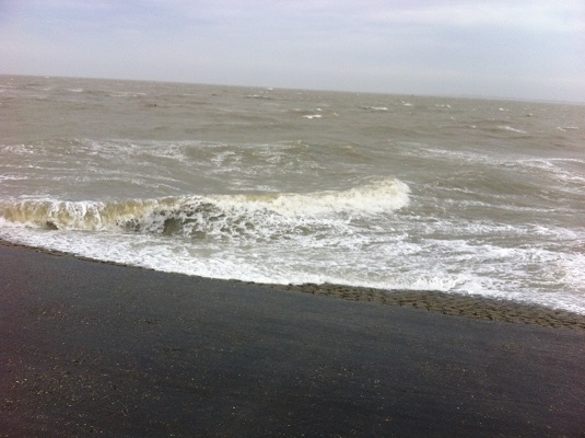 Noordzee op een wandeling over het Nederlands Kustpad van Cadzand naar Breskens