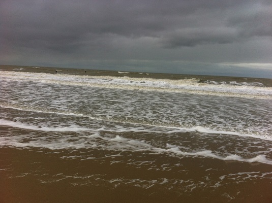 Noordzee op een wandeling over het Nederlands Kustpad van Sluis naar Cadzand