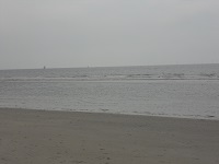 Noordzeestrand op een wandeling over het Nederlands Kustpad van Bergen aan Zee naar Egmond aan Zee