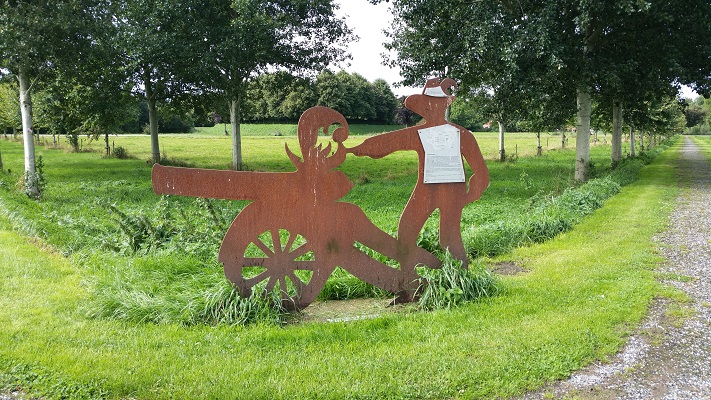 Oude Schans op wandeling over het Noaberpad van Bad Nieuweschans naar Bellingwolde