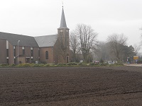 Kerk Barlo bij een wandeling over het Noaberpad van Bocholt naar Winterswijk