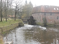 Watermolen Woold bij een wandeling over het Noaberpad van Bocholt naar Winterswijk