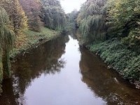 De Berkel op een wandeling over het Noaberpad van Ratum naar Zwillbrock in Duitsland