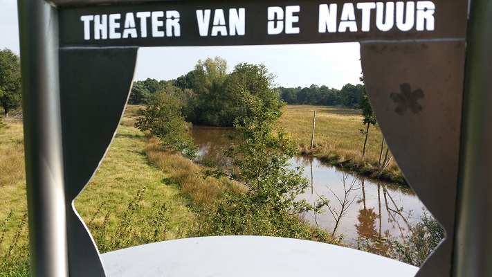 Theater van de Natuur in Sellingen op wandeling over het Noaberpad van Sellingen naar Jipsinghuizen