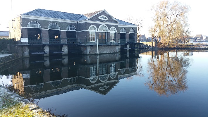 Stoomgemaal Halfweg tijdens wandeling van Halfweg naar Amsterdam over het Noord-Hollandpad