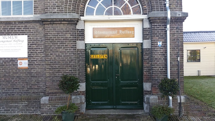 Stoomgemaal Halfweg tijdens wandeling van Halfweg naar Amsterdam over het Noord-Hollandpad