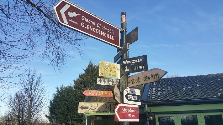 Noord-Hollandpad-Kolhorn-Obdam-11 Verlaat tijdens wandeling van Kolhorn naar Obdam op Noord-Hollandpad