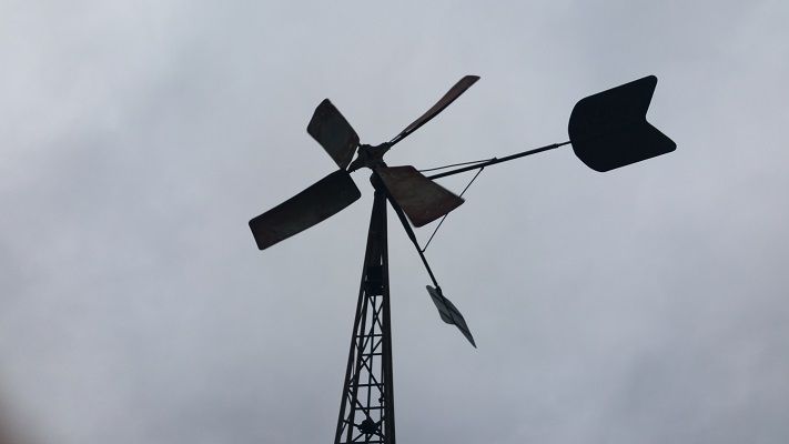 Wandelen over het Peelpad bij windmolen in Kronenberg