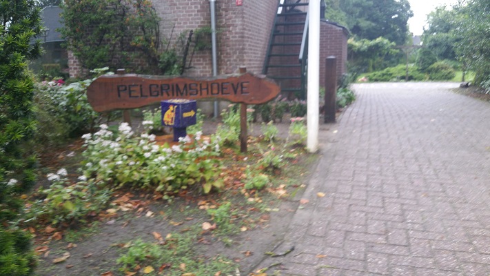 Wandelen over het Peerkepad bij pelgrimshoeve in Vessem