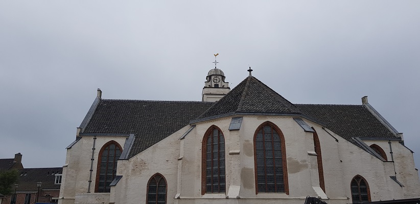 Wandelen over het Romeinse Limespad bij Kerk in Katwijk aan Zee
