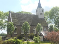 Kerk Kwadijk op een wandeling over de Stelling van Amsterdam van Krommenie naar Edam