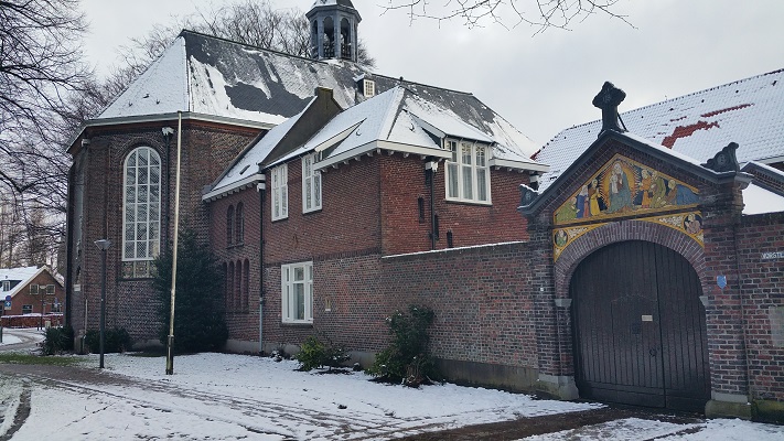 Birgitttinessenklooster tijdens een wandeling langs monumenten in Uden in Noord-Brabant