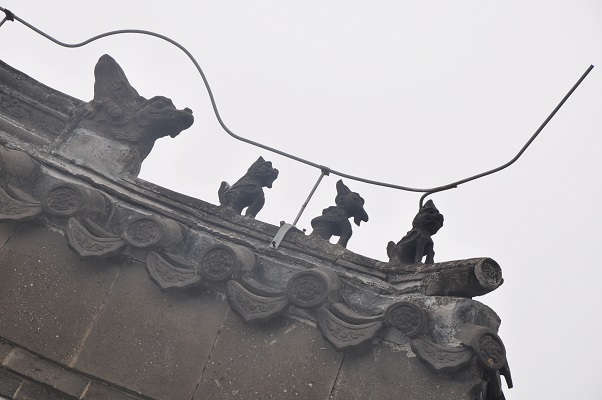 De Chinese Muur tijdens wandeling in China