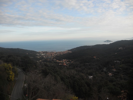 Landschap bij San Martino op wandelreis naar Italiaans eiland Elba
