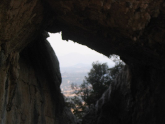 Italië-Sardinië-Monte-Tiscali-6 Landschap bij Monte Tiscali op wandeling op Italiaans eiland Sardinië