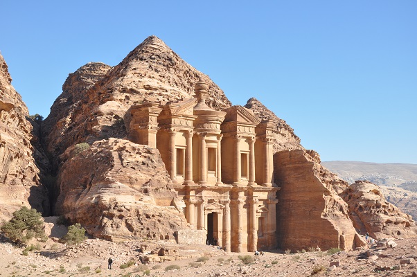 Wandeling naar Little Petra tijdens een wandelreis van SNP door Jordanië