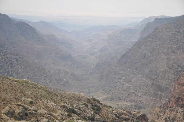 Natuurreservaat tijdens een wandelreis van SNP door Jordanië