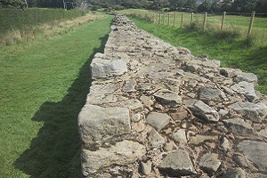 Muurresten Wandelreis over de Hadrian Wall, de muur van Hadrianus in Engeland