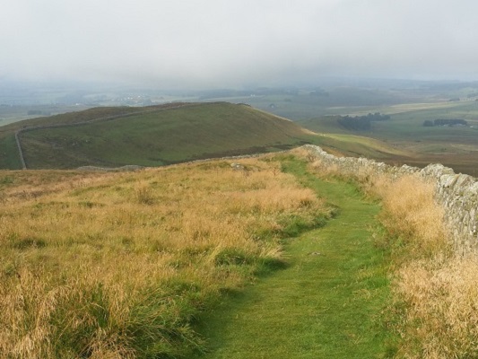 Weids landschap op een wandeling van Once Brewed naar Lanercost op wandelreis over Muur van Hadrianus in Engeland
