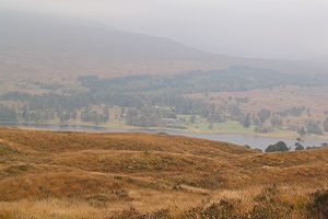 Heide en meren tijdens wandelreis over de West Highland Way in Schotland