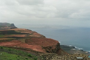 Noordkust Lanzarote tijdens wandelreis naar Canarisch Eiland Lanzarote