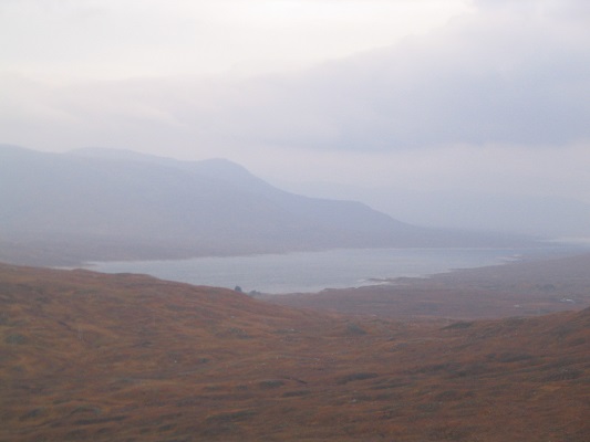 Landschap bij Kinlochleven op een wandeling over de West Highland Way op mijn wandelreis in Schotland