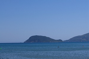 Baai van Kalamaki op wandelvakantie op Grieks eiland Zakynthos