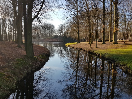 NS-wandeling-Landgoed-Groeneveld-13 Waterpartij landgoed Groeneveld V