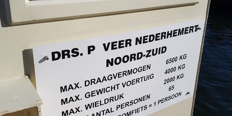 Wandeling over Klompenpad Hamarithapad bij Nederhemert bij voetveer over Afgedamde Maas