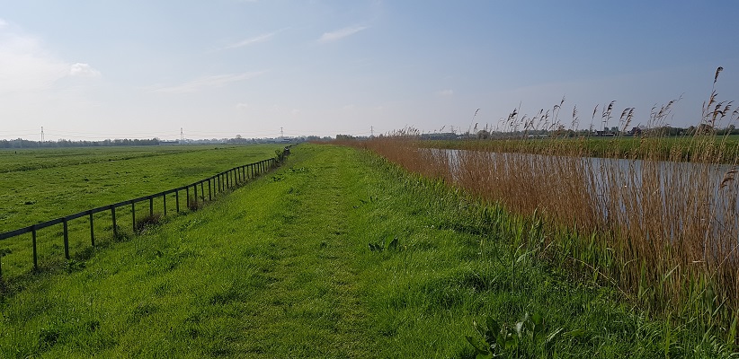 Wandelen over het Romeinse Limespad van Driebruggen naar Woerden langs de Dubbele Wiericke