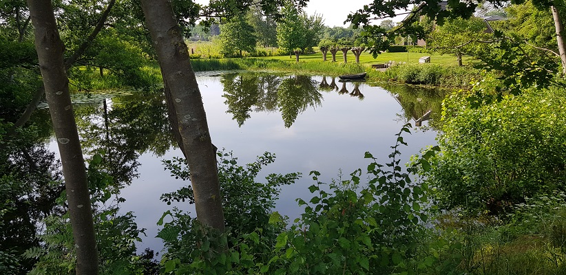Wandeling Ommetje De Beemden en de Donken in Den Dungen bij wiel langs de ringdijk