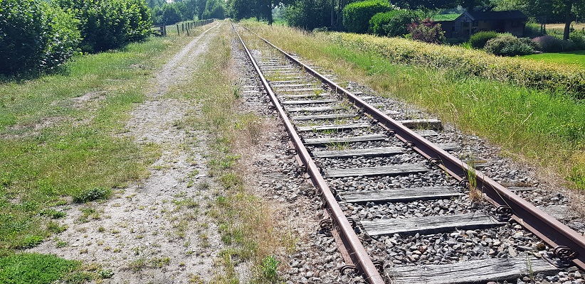 Wandeling over een trage tocht door het Dommeldal bij Liempde bij oude spoorlijn Duits Lijntje