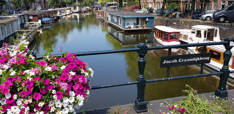 Wandeling door de binnenstad van Amsterdam in Oud-West