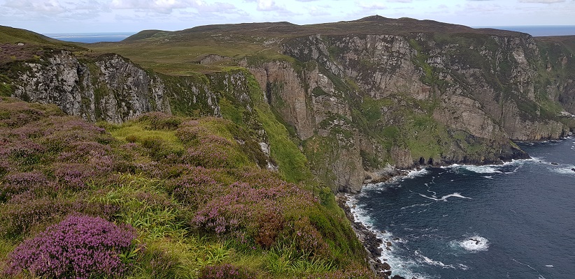 Wandeling op Horn Head in Ierland