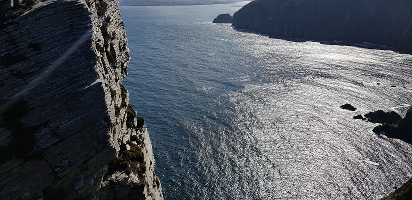 Wandeling op Horn Head in Ierland