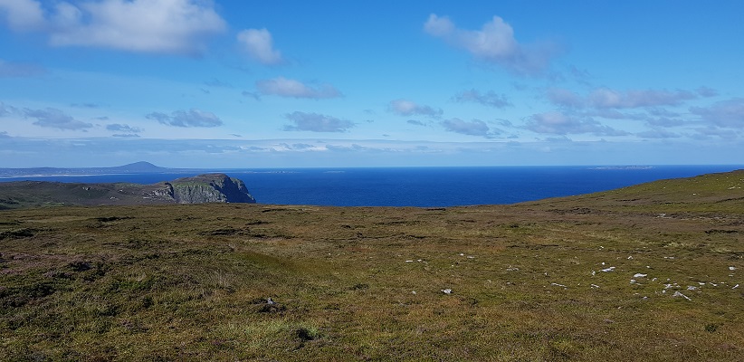 Wandeling op Horn Head in Ierland