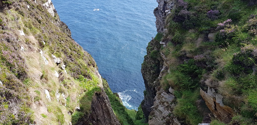 Wandeling op Horn Head in Ierland