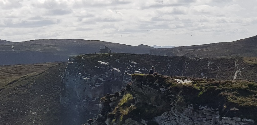 Wandeling op Horn Head in Ierland