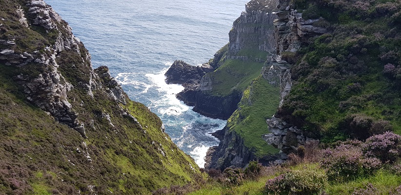 Wandeling op Horn Head in Ierland