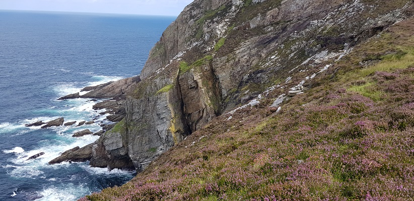Wandeling op Horn Head in Ierland