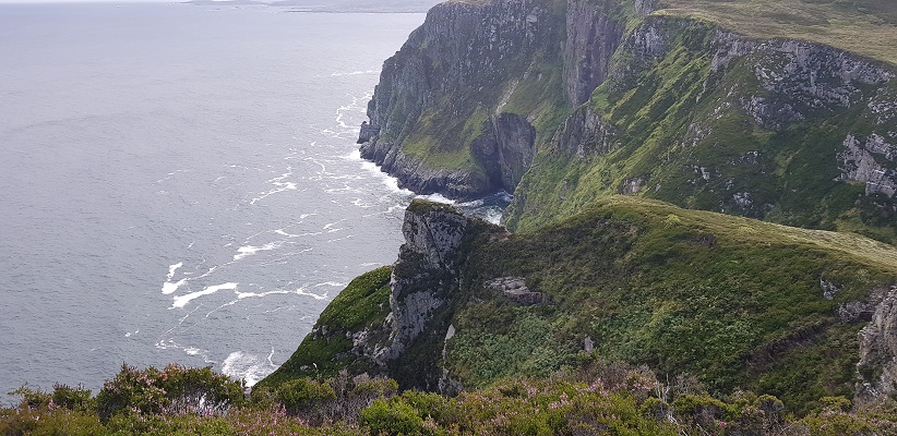 Wandeling op Horn Head in Ierland