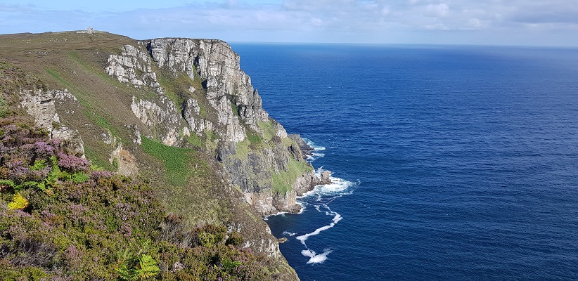 Wandeling op Horn Head in Ierland