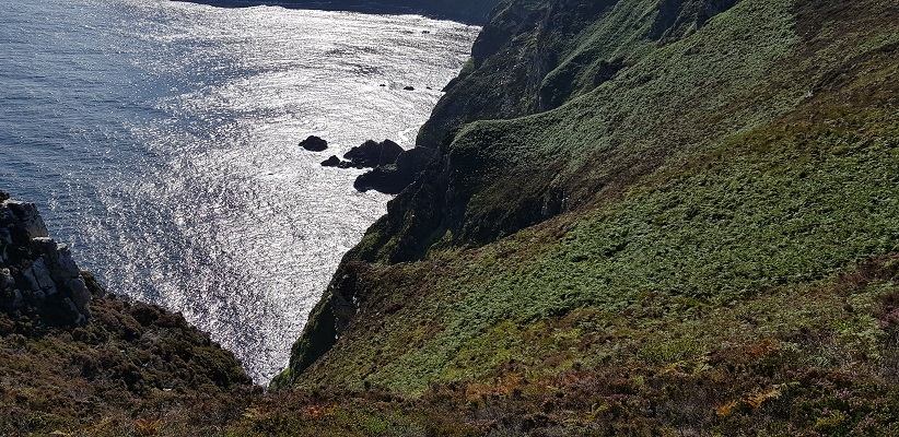 Wandeling op Horn Head in Ierland